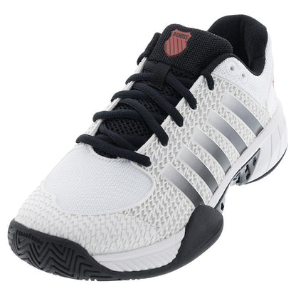 Men's Express Light Pickleball Shoes White and Black Footwear K-Swiss