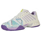 Women's Express Light 3 Padel Shoes Snow White and Purple Heat Footwear K-Swiss