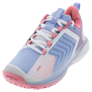 Women's Ultrashot 3 Tennis Shoes Bright White and Open Air Footwear K-Swiss