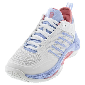 Women's Hypercourt Supreme 2 Tennis Shoes Bright White and Open Air Footwear K-Swiss