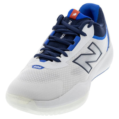 Men's FuelCell 996v6 D Width Pickleball Shoes White and Team Navy Footwear New Balance