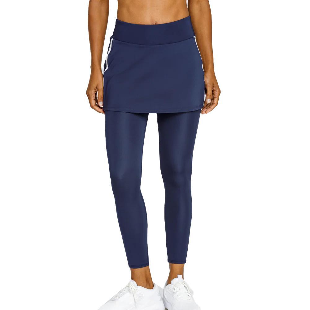 Womens Annia Pickleball Skeggings Navy Blue Apparel Spin-It