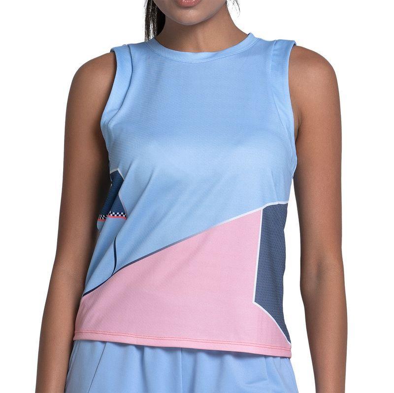 Women's Court Rush Tennis Tank Air Blue Apparel K-Swiss