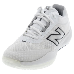 Women's FuelCell 996v6 B Width Tennis Shoes White and Black Footwear New Balance