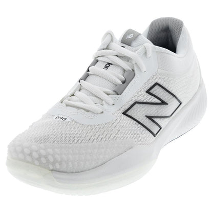 Women`s FuelCell 996v6 D Width Tennis Shoes White and Black Footwear New Balance