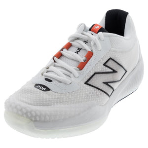 Men's FuelCell 996v6 D Width Tennis Shoes White and Black Footwear New Balance