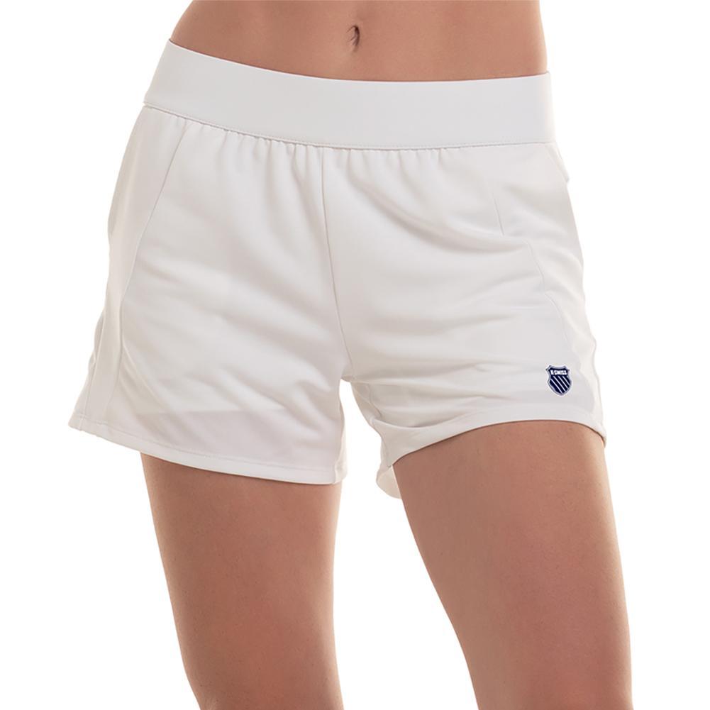 Women's Pique 4 Inch Tennis Short Apparel K-Swiss