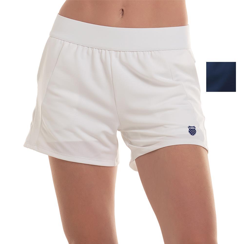 Women's Pique 4 Inch Tennis Short Apparel K-Swiss