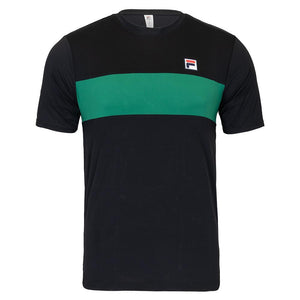 Mens Short Sleeve Tennis Crew Apparel Fila