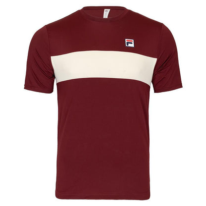 Mens Short Sleeve Tennis Crew Apparel Fila