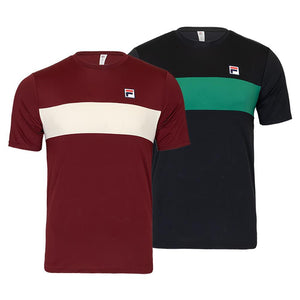 Mens Short Sleeve Tennis Crew Apparel Fila