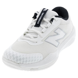 Juniors' 996v6 Tennis Shoes White and Black Footwear New Balance