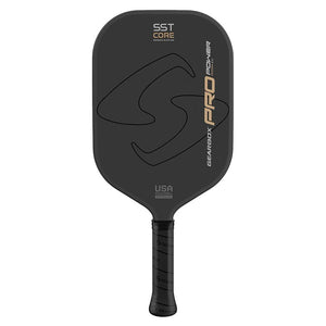 Pro Power Integra 8.0 oz Pickleball Paddle Gold Racquets Gearbox