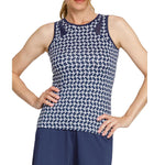 Women's Ciella Tennis Tank Oval Geo Apparel Tail