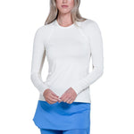 Women's LUV Breeze Long Sleeve Tennis Top Apparel Lucky In Love