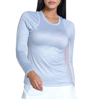 Women's LUV Breeze Long Sleeve Tennis Top Apparel Lucky In Love
