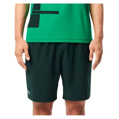 Men`s Novak Djokovic Tennis Short Sinople Apparel Lacoste