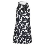 Women`s New Elisa Tennis Dress Black Graphic Apparel Inphorm