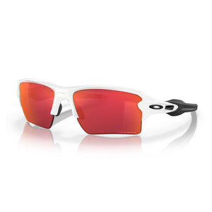 FlakÂ® 2.0 XL Sunglasses Polished White and Prizm Field Accessories Oakley