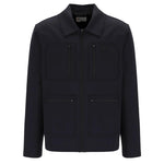 Mens 4 Pocket Tour Tennis Jacket Black Apparel Fila