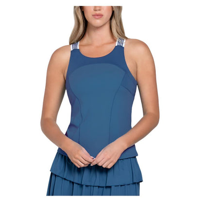 Women`s Play On Tennis Tank with Bra Apparel Lucky In Love