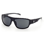 Men`s Active Sunglasses Matte Black and Bordeaux Accessories Adidas