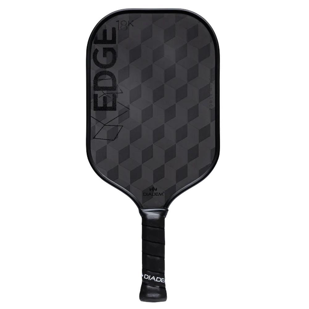 Edge 18k Power Pro Pickleball Paddle Midnight Black Racquets Diadem