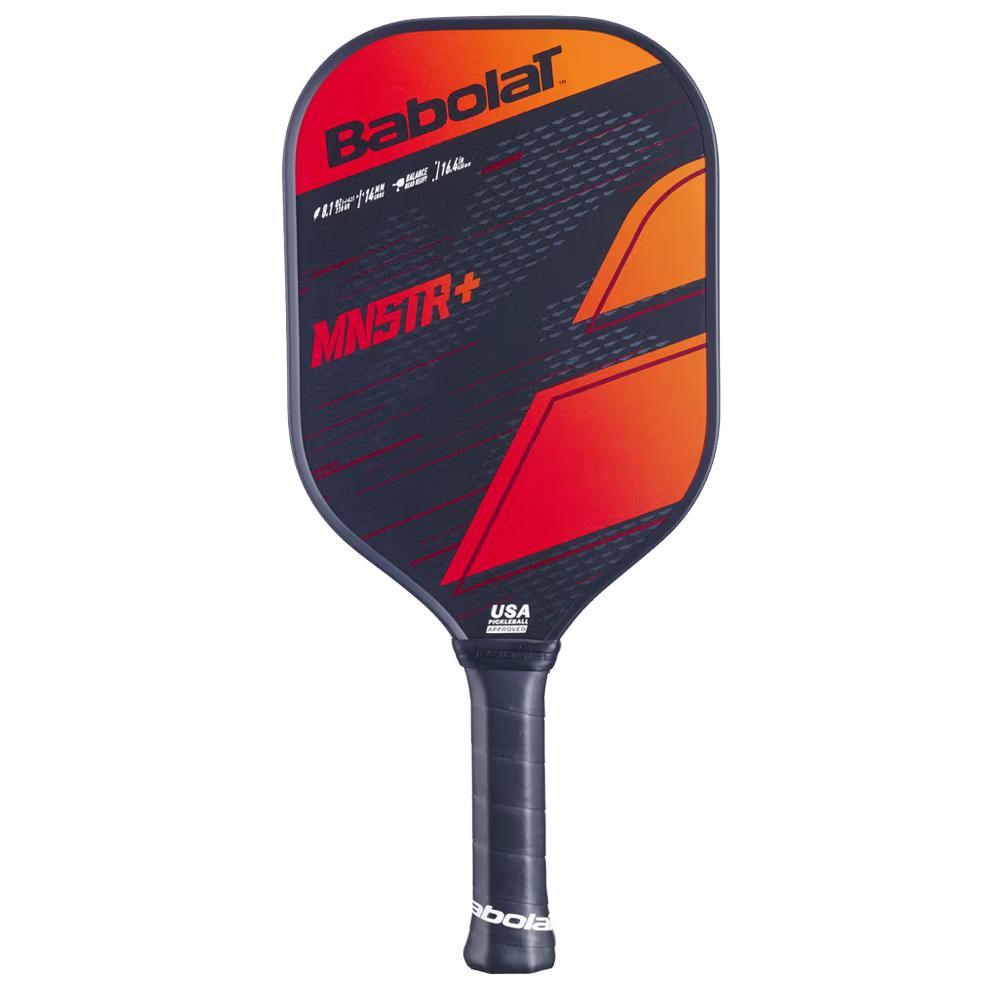 MNSTR+ Pickleball Paddle Black and Red Racquets Babolat