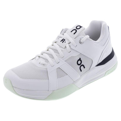 Men`s THE ROGER Clubhouse Pro Tennis Shoes White and Lima Footwear On