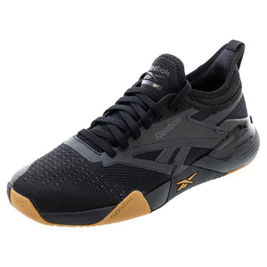 Unisex Nano Court Shoes Black and Grey 6 Footwear Reebok
