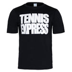 Unisex Tennis Express Performance Tee Black Apparel Tennis Express