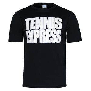 Unisex Tennis Express Performance Tee Black Apparel Tennis Express