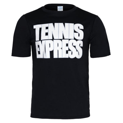 Unisex Tennis Express Performance Tee Black Apparel Tennis Express