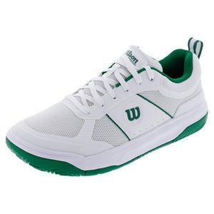Men`s Pickle Pro Pickleball Shoes White and Bosphorus Footwear Wilson