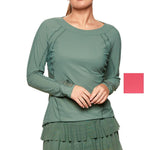 Women`s Her Majesty Long Sleeve Tennis Top Apparel Bobbe
