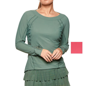 Women`s Her Majesty Long Sleeve Tennis Top Apparel Bobbe