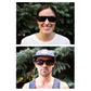 Nucla Plant-Based Wrap Polarized Sunglasses Gloss Black and Dark Grey Accessories Zeal Optics