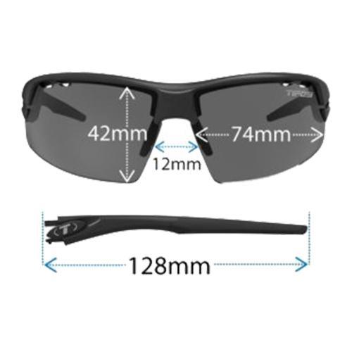 Crit Polarized Sunglasses Matte Smoke with Enliven Off-Shore Lenses Accessories Tifosi