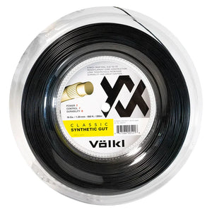 Classic Synthetic Gut 16G/1.30 Reel String Black Strings Volkl