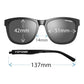 Swank Sunglasses Satin Black with Smoke Bright Blue Lenses Accessories Tifosi