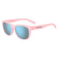 Swank Sunglasses Satin Crystal Blush with Smoke Bright Blue Lenses Accessories Tifosi