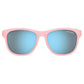 Swank Sunglasses Satin Crystal Blush with Smoke Bright Blue Lenses Accessories Tifosi