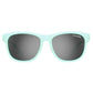 Swank Sunglasses Satin Crystal Teal with Smoke Polarized Lenses Accessories Tifosi