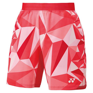 Men`s Tournament Tennis Shorts Tango Red Apparel Yonex