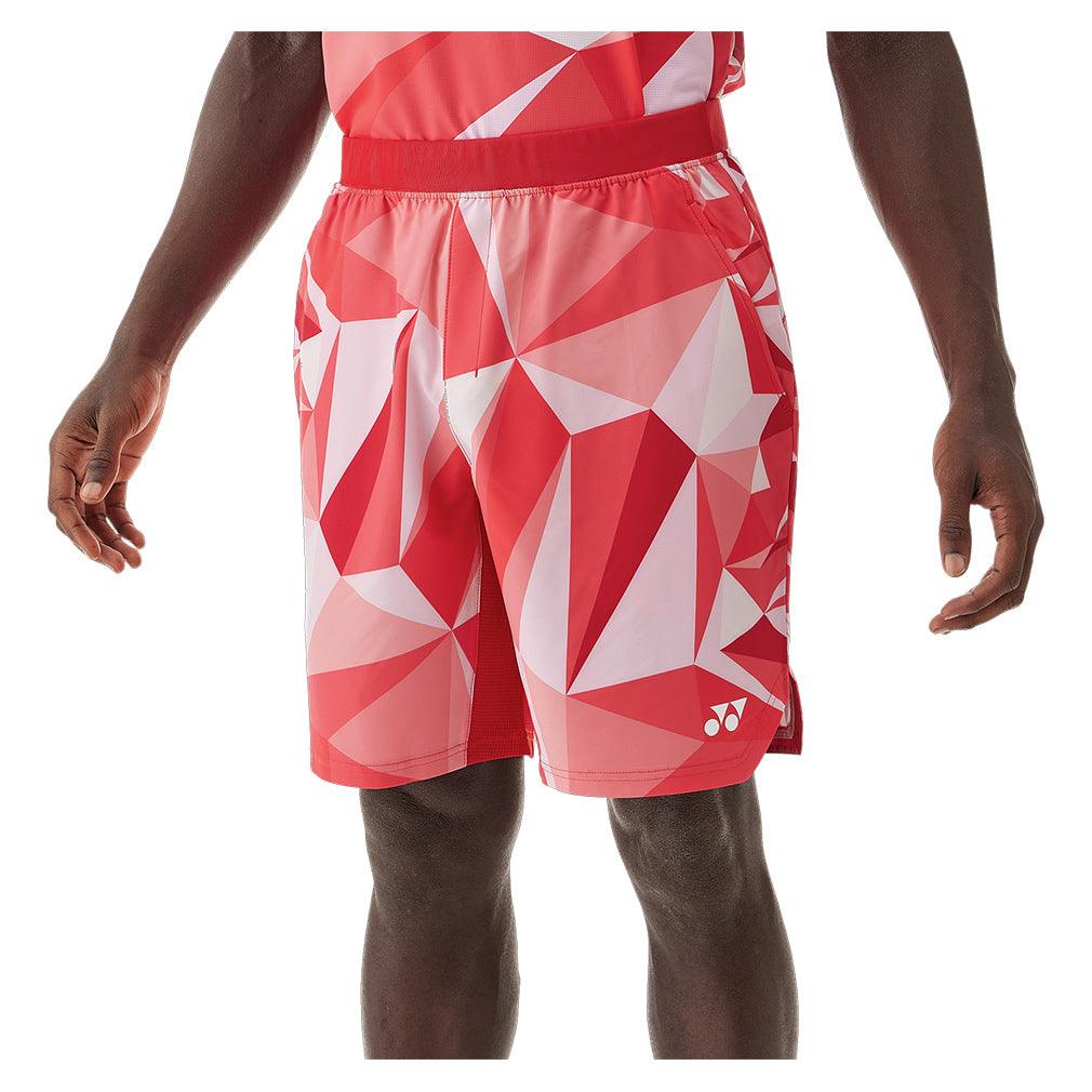 Men`s Tournament Tennis Shorts Tango Red Apparel Yonex