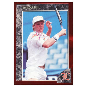 Jim Courier Red Foil Legends Card Memorabilia Tennis Express