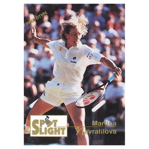 Martina Navratilova Spotlight Card - Limited Memorabilia Tennis Express