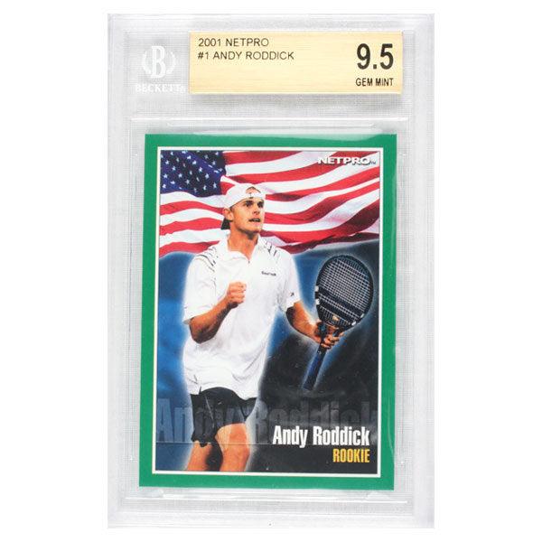 Andy Roddick 2001 NETPRO Tour Star Rookie Card (Beckett Rated) Memorabilia Netpro