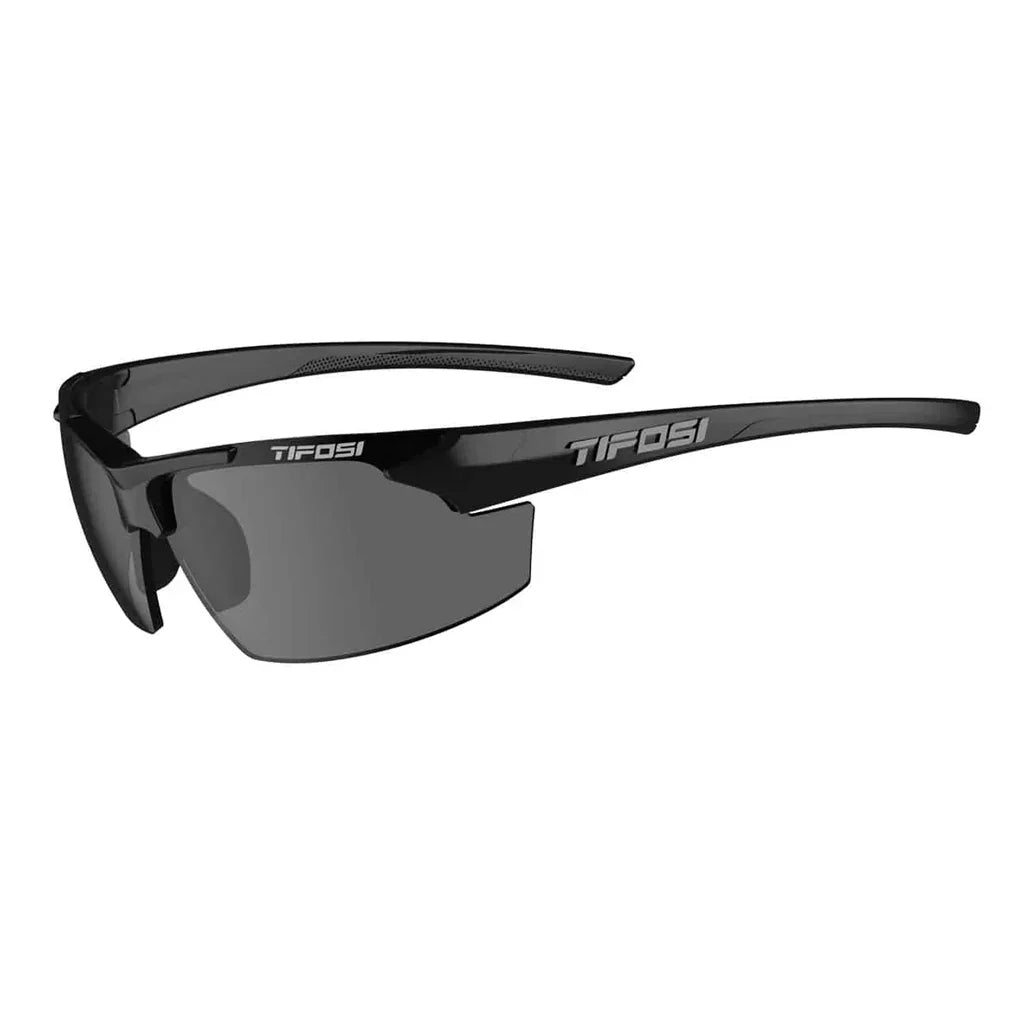 Track Sunglasses Gloss Black and Smoke Lenses Accessories Tifosi