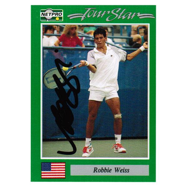 Robbie Weiss Signed Men`s Card Memorabilia Netpro